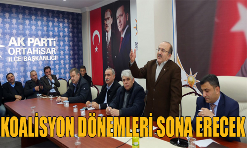 Gmrkolu:koalisyon dnemleri sona erecek




