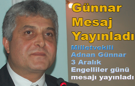 Günnar'dan 3 Aralık Dünya Engelliler Günü Mesajı