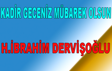 Halil brahim Derviolu mesaj yaynlad.

