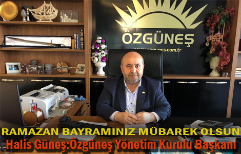 Halis Güneş'ten Bayram Mesajı