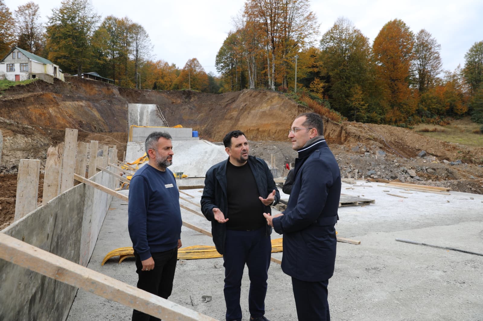 HIDIRNEBİ GÖLET İNŞAATI HIZLA DEVAM EDİYOR