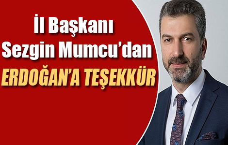 İl Başkanından Teşekkür