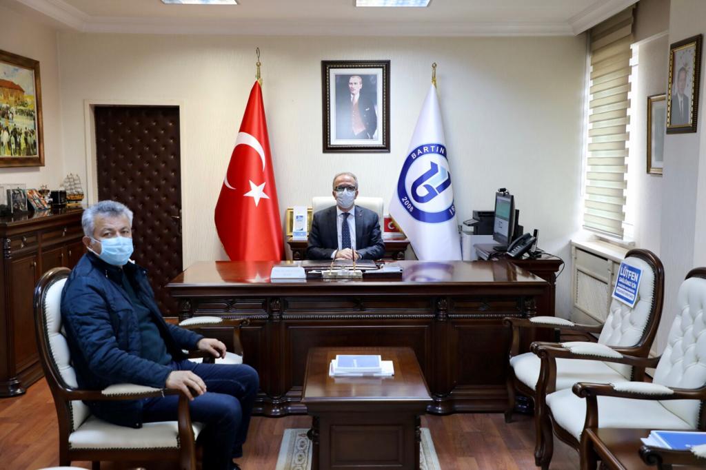 İl Müdürü Şahin’den Rektör Uzun’a veda ziyareti