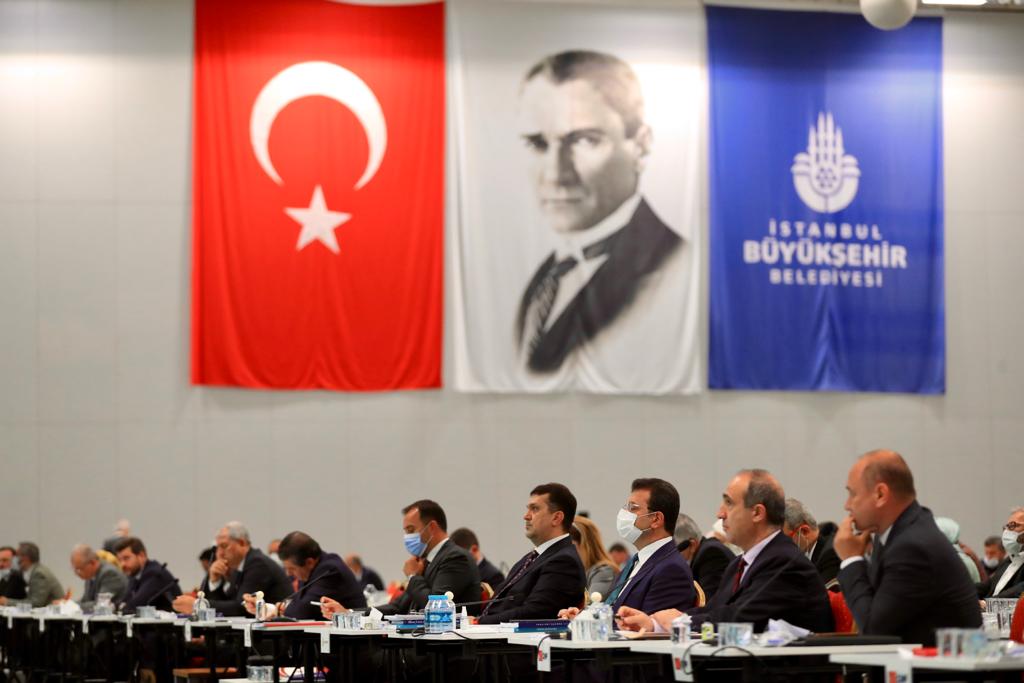 İMAMOĞLU, FAALİYET RAPORU OYLAMASI ÖNCESİNDE KONUŞTU