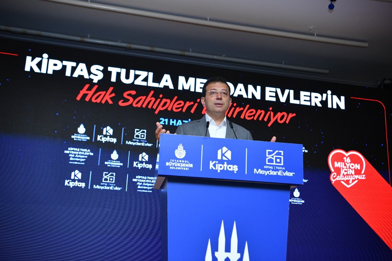 İMAMOĞLU, KURA ÇEKİM TÖRENİNDE KONUŞTU