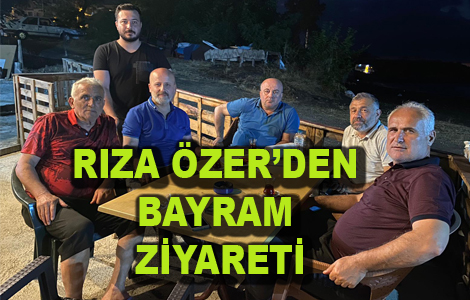 İŞ İNSANI RIZA ÖZER'DEN AKÇAABAT'A BAYRAM ZİYARETİ