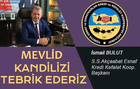 İSMAİL BULUT'TAN KANDİL MESAJI