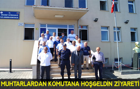 Jandarma blk komutanna ziyaret

