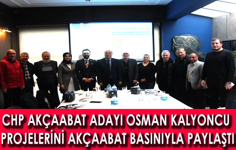 KALYONCU, PROJELERN AKAABAT BASINIYLA PAYLATI
