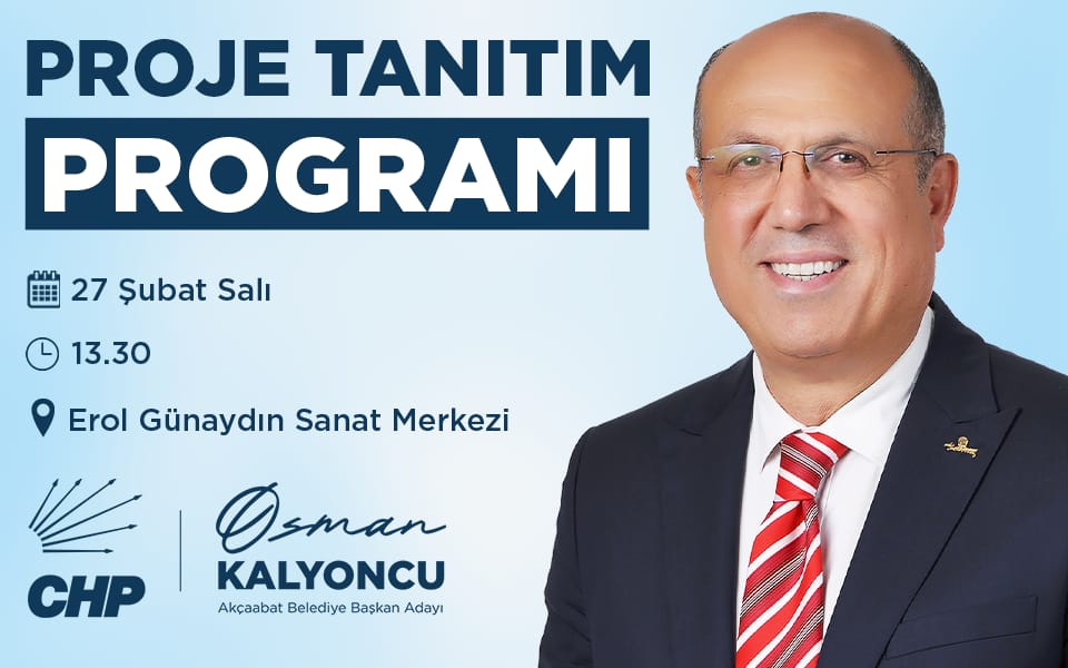 KALYONCU'DAN PROJE TANITIM PROGRAMI