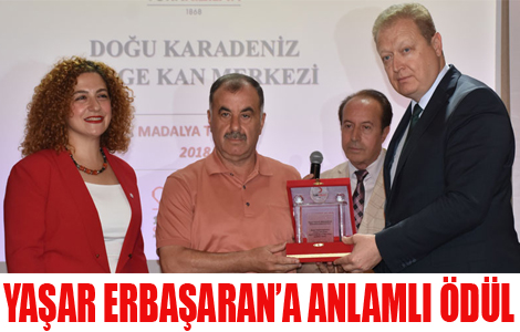 KAN BAĞIŞÇILARI ÖDÜLLENDİRİLDİ