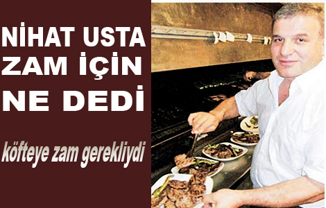 Kfteye zam gerekliydi
