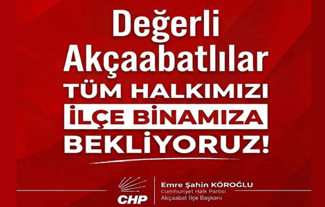 KÖROĞLU'NDAN ÇAĞRI