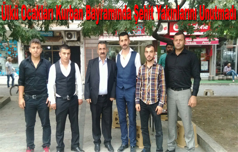 Kurban Bayramında Şehit Yakınlarını Unutmadılar.