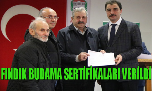 Kursa Katılanlara Sertifikaları Verildi.