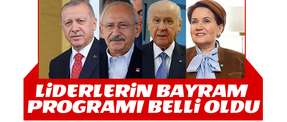 LDERLERN PROGRAMLARI BELL OLDU 