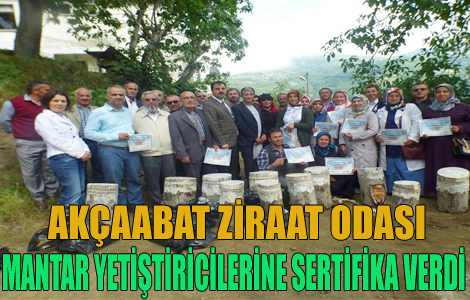 MANTAR YETİŞTİRİCİLERİNE SERTFİKA