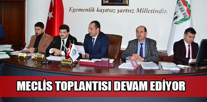 MECLS TOPLANTISI DEVAM EDYOR
