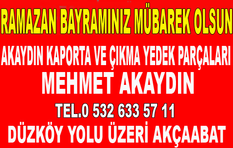 Mehmet Akaydn Mesaj Yaynlad.
