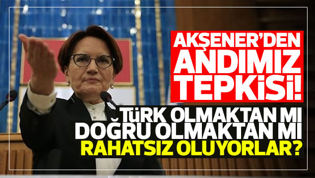 Meral Akener'den 'andmz' tepkisi!