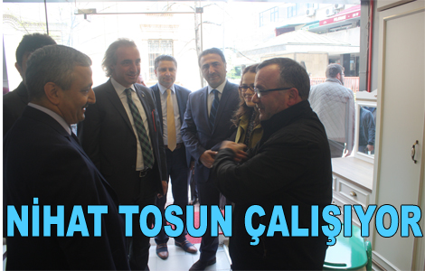 Milletvekili adayı Akçaabat’ın Esnafını geziyor.