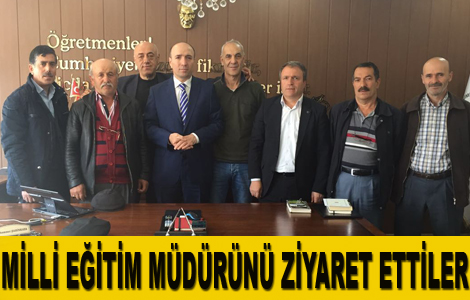 Müdür Muhammet Şahinkaya’ya ziyaret.