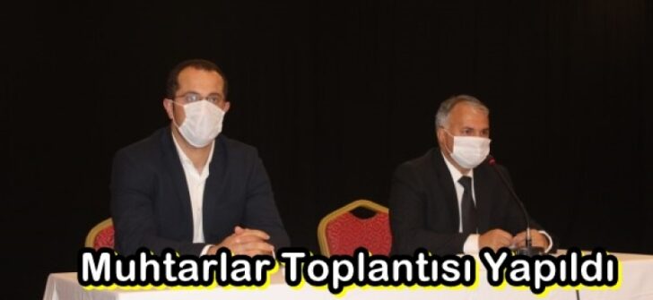 Muhtarlar Toplants Yapld 