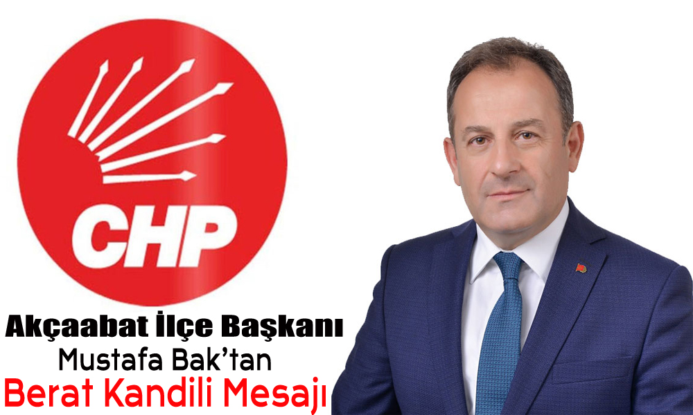MUSTAFA BAK'TAN KANDL MESAJI