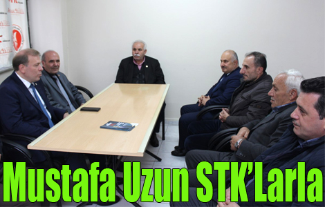 Mustafa Uzun  STK'Ları ziyaret ediyor.

