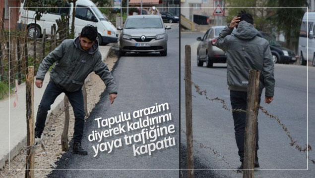 Ordulu vatanda, kaldrm yaya trafiine kapatt!
