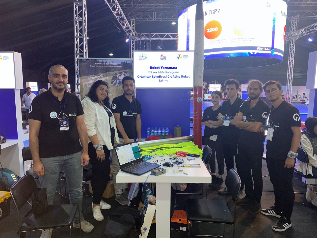 Ortahisar Belediyesi Creatiny Roket Takm TEKNOFESTte ikinci oldu


