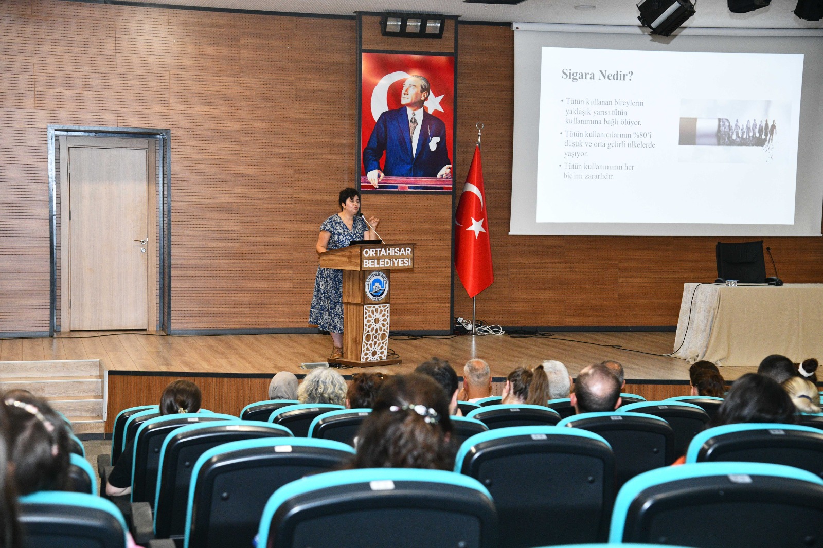 ORTAHİSAR BELEDİYESİ PERSONELİNE, SİGARAYI BIRAKMA EĞİTİMİ VERİLDİ