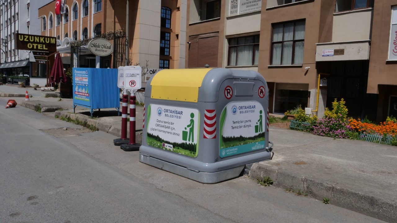 Ortahisar’a hijyenik çöp konteynerleri!