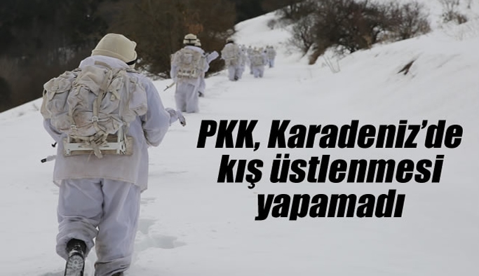 PKK, Karadenizde k stlenmesi yapamad