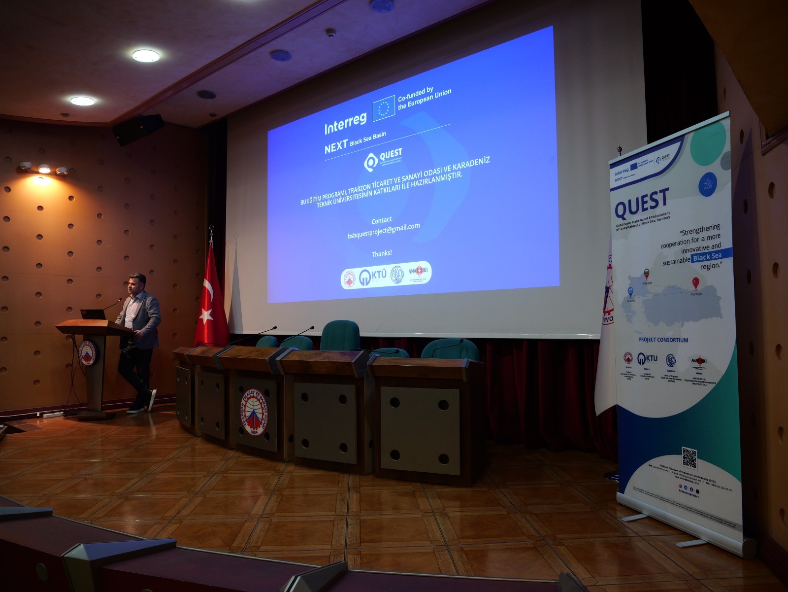QUEST Projesi kapsamında ilk bölgesel eğitim programı Trabzon’da gerçekleştirildi