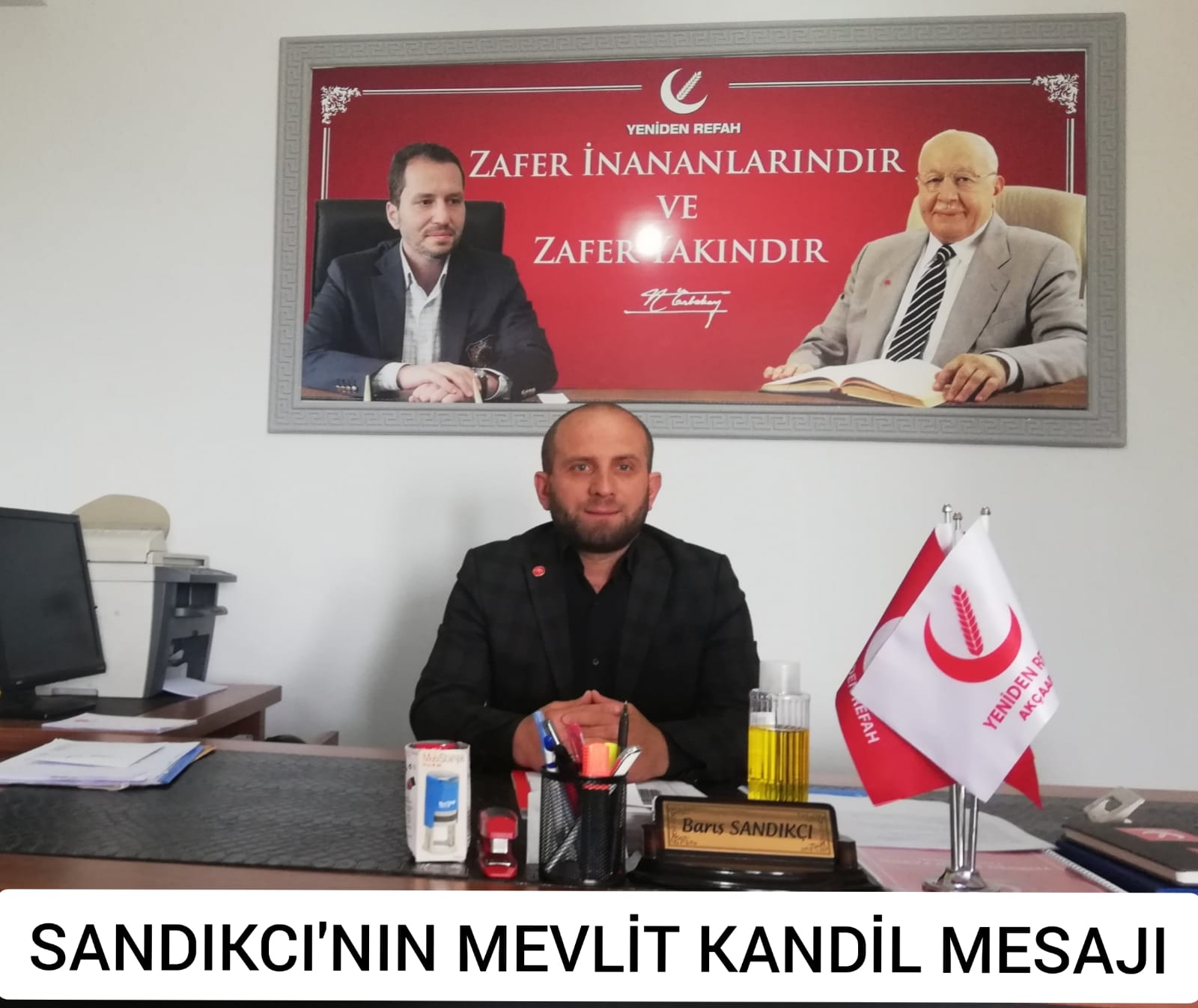 SANDIKCI'DAN MEVLİD KANDİL MESAJI.
