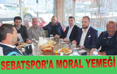 Sebatspor'a Moral Yemeği