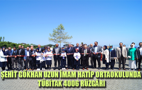 ŞEHİT GÖKHAN UZUN İMAM HATİP ORTAOKULUNDA TÜBİTAK 4006 RÜZGÂRI