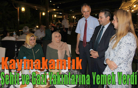 ehit ve gazi ailelerine yemek verildi

