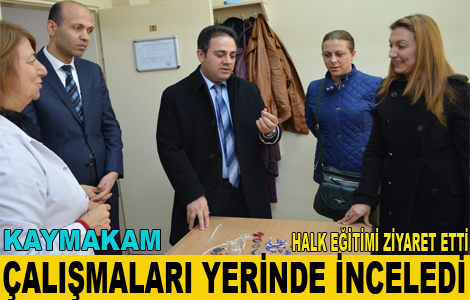 Şenel'den Halk Eğitimi Merkezine Ziyaret.