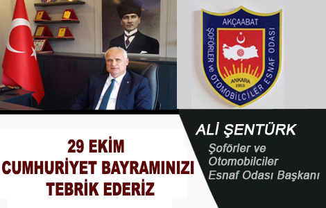 ENTRK'TEN 29 EKM CUMHURYET BAYRAMI KUTLAMASI