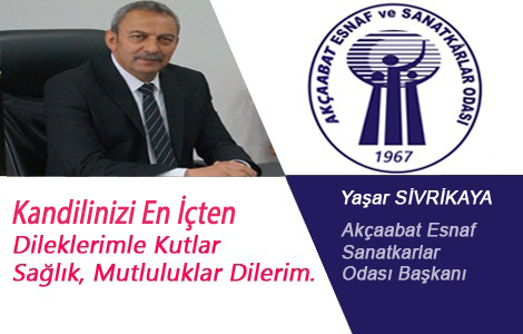 SVRKAYA'DAN KANDL MESAJI