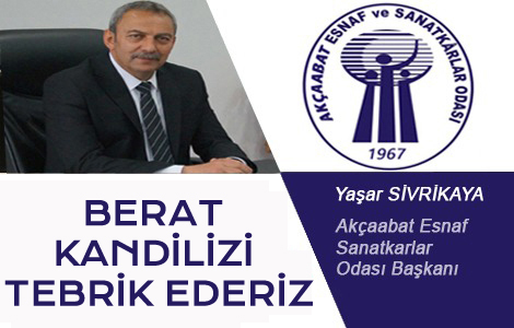 SVRKAYA'DAN KANDL MESAJI

