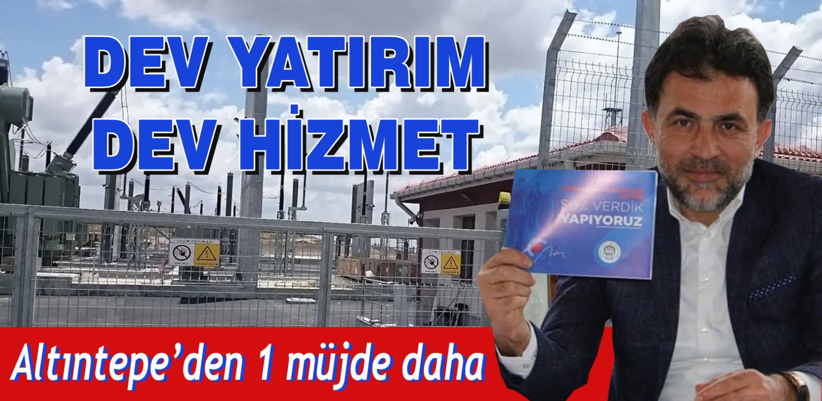 Söz verdiğimiz yatırımları ilçemize kazandırmaya devam ediyoruz.