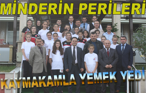 Sporcular Kaymakam enel'le Yemek Yedi.