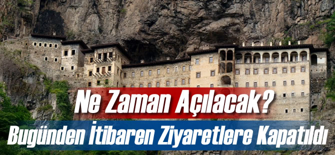 Smela Manastr Bugnden tibaren Ziyaretlere Kapatld
