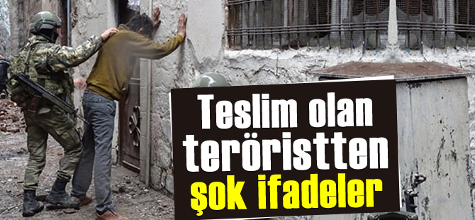 Sur'da Teslim Olan Terristten ok fadeler
