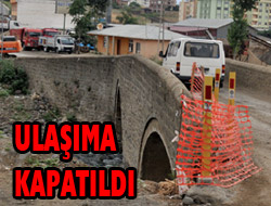 Tarihi Osmanbaba Köprüsü Kapatıldı