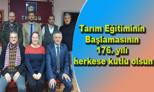 Tarım Eğitiminin Başlamasının 176. yılı herkese kutlu olsun