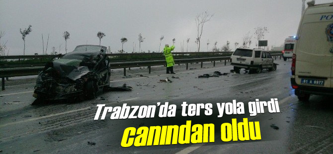 Ters Yola Girdi Canndan Oldu
